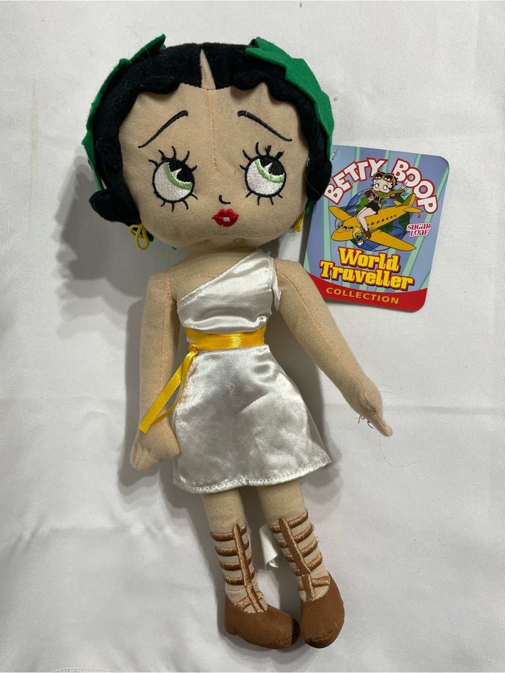 18” collectible Betty Boop world Traveller themed plush doll With Tag!